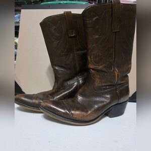 Vintage ACME Brown Western Cowboy Boots